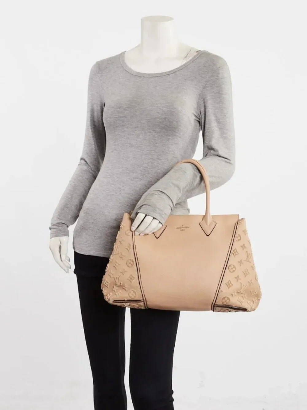 Louis Vuitton Galet Veau Cachemire Calfskin Leather W PM Bag